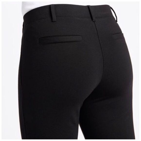 Betabrand Black Ponte Pull On Stretch Pants Office Travel Comfort NEW Size XXL - Picture 13 of 14